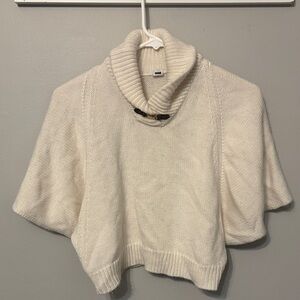 Janie and Jack Cream Cowl Neck Sweater